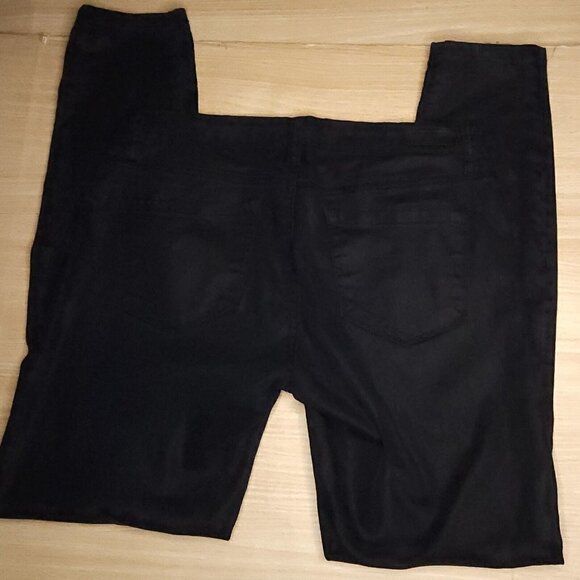 Blank NYC Womens Black Slick Look Skinny Jeans 29 - Picture 2 of 9